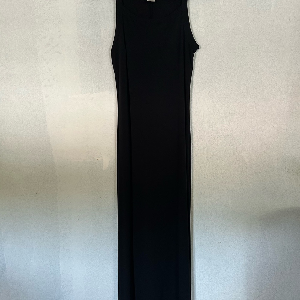 Loft Elegant Black Sleeveless Dress